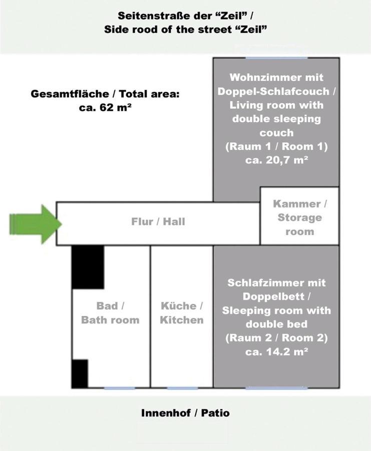 Apartment Im Zentrum Φραγκφούρτη Εξωτερικό φωτογραφία
